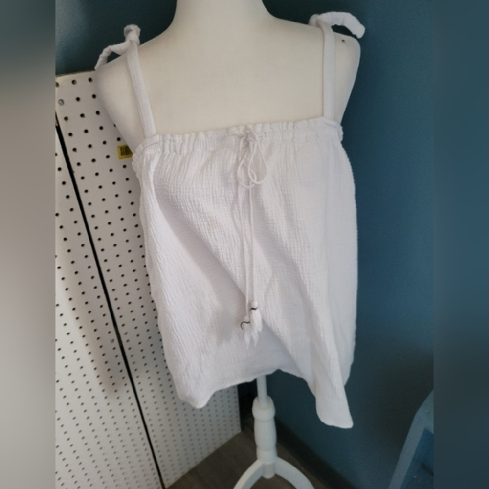 A:glow size Large maternity summer shoulder tie shirt